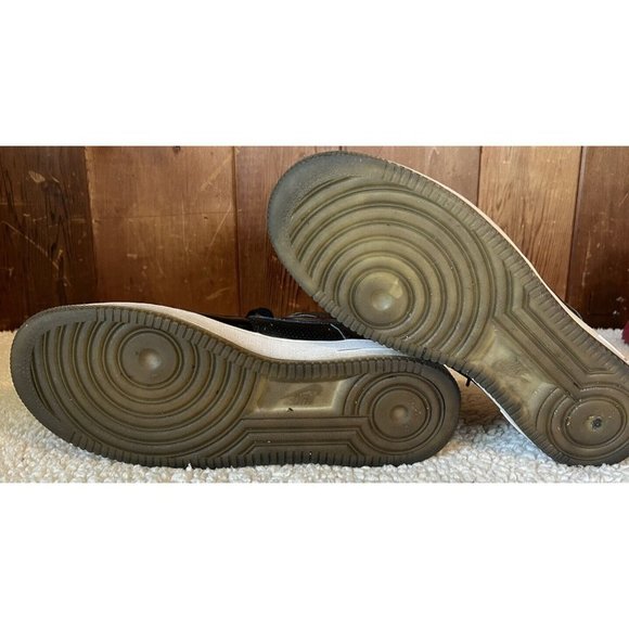 Nike Air Force 1 ’07 Low Men’s Size 11 Black Silver 2010 Release 315122-010 - Picture 7 of 9